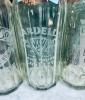 DESCRIPTION: (3) VINTAGE ENGLISH SELTZER GLASS BOTTLES INFORMATION: WITH ETCHED GLASS QTY: 3 - 3