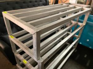 48" X 20" HEAVY DUTY ALUMINUM DUNNAGE RACK