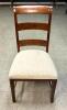 (2) ARCHIVIST DARK WOOD SIDE DINING CHAIRS - 4