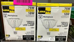 (6) - DIMMABLE LED LAMPS