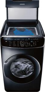 7.5 CU. FT. SMART GAS DRYER WITH FLEXDRY IN BLACK STAINLESS STEEL