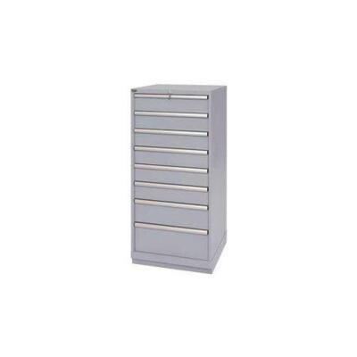 DESCRIPTION: (1) STORAGE TOOL BOX BRAND/MODEL: LISTA INFORMATION: BLUISH GRAY SIZE: 8 DRAWERS, 28.5" X 17" X 33.5" RETAIL$: $2892.36 EA QTY: 1