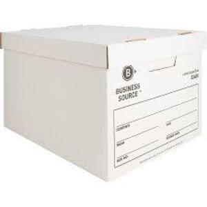 DESCRIPTION: (2) CASE OF (12) STORAGE BOXES BRAND/MODEL: BUSINESS SOURCE #32450 SIZE: 12"x 15"x10", RETAIL$: $45.32 EA QTY: 2