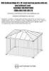 DESCRIPTION: (1) HARD TOP GAZEBO WITH NET BRAND/MODEL: BETTER HOMES AND GARDENS #BH17-092-097-23 SIZE: 10 X 10 RETAIL$: $1649.00 TOTAL QTY: 1 - 2