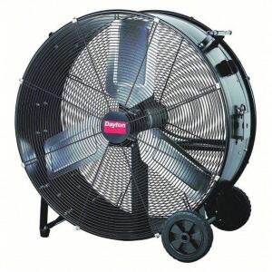 DESCRIPTION: (1) LIGHT DUTY INDUSTRIAL FAN BRAND/MODEL: DAYTON #45LW12 INFORMATION: BLACK SIZE: 42" BLADE DIAMETER, 2 SPEEDS RETAIL$: $733.37 EA QTY: