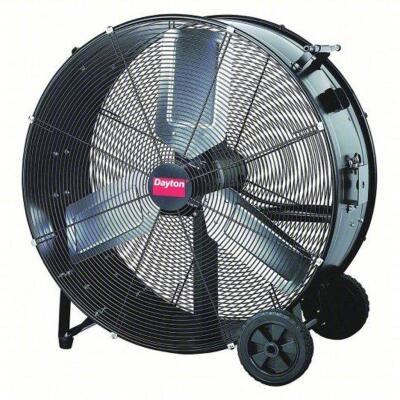 DESCRIPTION: (1) LIGHT DUTY INDUSTRIAL FAN BRAND/MODEL: DAYTON #45LW12 INFORMATION: BLACK SIZE: 42" BLADE DIAMETER, 2 SPEEDS RETAIL$: $733.37 EA QTY: