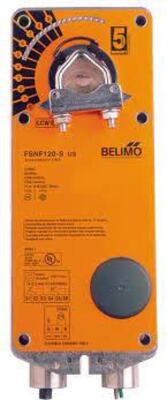 DESCRIPTION: (1) SPRING RETURN FAIL-SAFE, FIRE & SMOKE ACTUATOR BRAND/MODEL: BELIMO #FSNF120 US INFORMATION: ORANGE SIZE: 120 V, 18W RETAIL$: $517.58