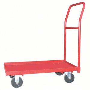 DESCRIPTION: (1) GENERAL PURPOSE PLATFORM TRUCK BRAND/MODEL: DAYTON #13X507 INFORMATION: RED SIZE: STEEL-DECK: 1,200 LB LOAD CAPACITY, POLYURETHANE RE