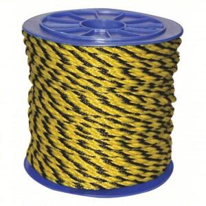 DESCRIPTION: (1) ROPE BRAND/MODEL: PRODUCT NUMBER #45AV39 INFORMATION: YELLOW AND BLACK SIZE: 5/16 IN ROPE DIA, 600 FT ROPE LG, 160 LB WORKING LOAD LI