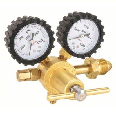 DESCRIPTION: (1) NITROGEN SPECIALITY GAS REGULATOR BRAND/MODEL: UNIWELD #39DM34 INFORMATION: SINGLE STAGE BRASS SIZE: 50-800 PSI RETAIL$: $183.30 EA Q