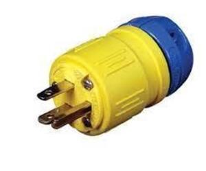 DESCRIPTION: (4) PERMA-LINK PLUG BRAND/MODEL: ERICSON #1510-P INFORMATION: YELLOW SIZE: NEMA 5-15 RETAIL$: $13.39 EA QTY: 4