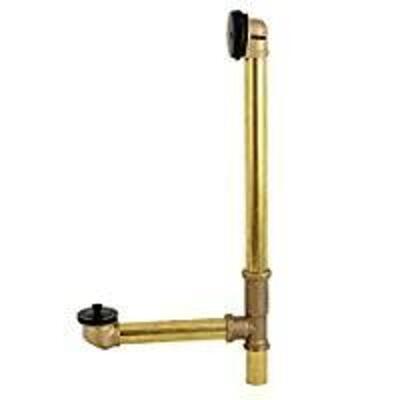 DESCRIPTION: (2) TUB DRAIN WITH OVERFLOW BRAND/MODEL: KINGSTON BRASS #DLL3187 INFORMATION: BRASS SIZE: 18" RETAIL$: $129.97 EA QTY: 2