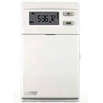 DESCRIPTION: (1) PROGRAMMABLE LINE VOLTAGE THERMOSTAT BRAND/MODEL: LUXPRO #PSPLV512 INFORMATION: WHITE SIZE: HEAT ONLY RETAIL$: $60.83 EA QTY: 1