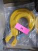 DESCRIPTION: (3) CLEVIS SLING HOOK WITH SAFETY LATCH BRAND/MODEL: YELLOW LIFTING INFORMATION: YELLOW SIZE: 1/2" 1200 LBS CAPACITY RETAIL$: $55.00 EA Q - 3