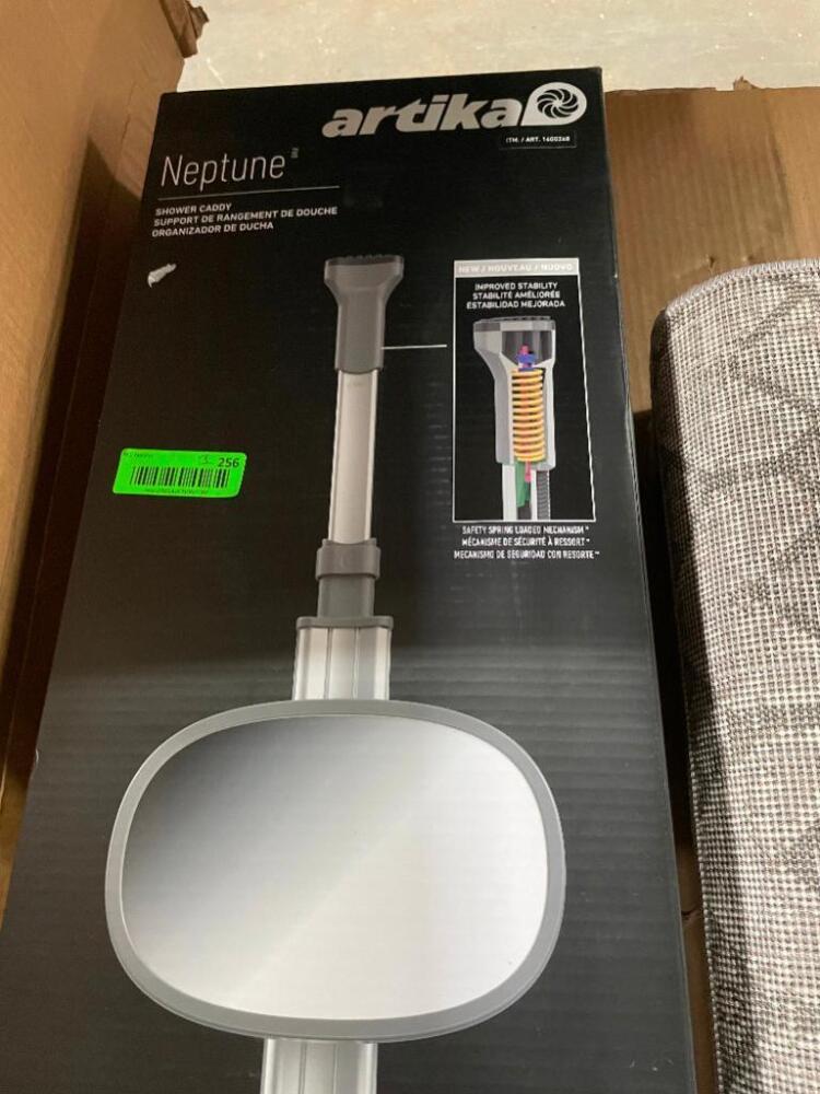 ARTIKA NEPTUNE SCNEP3C EXTENDABLE SHOWER CADDY WITH 1 MIRROR AND