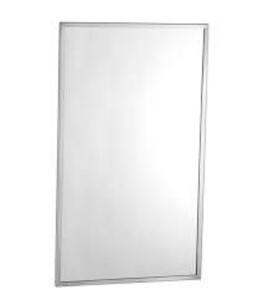 DESCRIPTION: (3) WASHROOM MIRRORS BRAND/MODEL: BOBRICK #B-165 1830 INFORMATION: MIRRORED GLASS SIZE: 18" X 30" RETAIL$: $135.50 EA QTY: 3