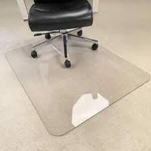 DESCRIPTION: (1) CHAIR MAT FOR ALL DAY USE BRAND/MODEL: DEFLECTO CHAIR MAT RETAIL$: $57.87 EA QTY: 1