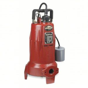 DESCRIPTION: (1) GRINDER PUMP BRAND/MODEL: LIBERTY PUMPS #5YU10 SIZE: 2 HP 208/230V AC RETAIL$: $2,198.89 QTY: 1