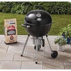 DESCRIPTION: (1) CHARCOAL GRILL BRAND/MODEL: EXPERT GRILL SUPERIOR KETTLE INFORMATION: BLACK SIZE: 335 SQUARE INCH COOKING AREA RETAIL$: $100.00 EA QT