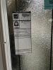 JELD WEN 72 INCH X 80 INCH TEMPERED PRIVACY GLASS PRIMED FIBERGLASS RIGHT HAND INSWING PREHUNG DOUBLE DOOR / PATIO DOOR - 5