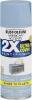 DESCRIPTION: (2) SPRAY PAINT AND PRIMER BRAND/MODEL: RUST-OLEUM #327925 INFORMATION: FRENCH BLUE SIZE: 12 OZ RETAIL$: $5.00 EA QTY: 2