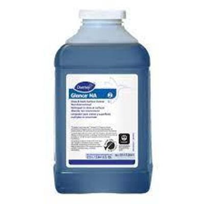 DESCRIPTION: (1) GLASS AND MULTI-SURFACE CLEANER CONCENTRATE BRAND/MODEL: DIVERSEY GLANCE NA SIZE: 2.5 L RETAIL$: $150.63 TOTAL QTY: 1