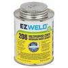 DESCRIPTION: (6) SOLVENT CEMENT BRAND/MODEL: EZ WELD 208 #5E532 SIZE: 8 OZ RETAIL$: $4.74 EA QTY: 6