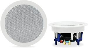 5.25 INCHES 300 WATTS FLUSH MOUNT 2 WAY FULL RANGE STEREO IN WALL CEILING BLUETOOTH SPEAKER