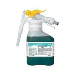 DESCRIPTION: (2) RESTROOM FLOOR AND SURFACE DISINFECTANT BRAND/MODEL: DIVERSEY CREW # SIZE: 1.5L RETAIL$: $62.09 EA QTY: 2