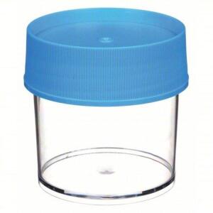 DESCRIPTION: (2) BOXES OF (12) WIDE MOUTH ROUND SAMPLING JAR BRAND/MODEL: LAB SAFETY SUPPLY #32V492 INFORMATION: CLEAR WITH BLUE TOP SIZE: 125 ML RETA