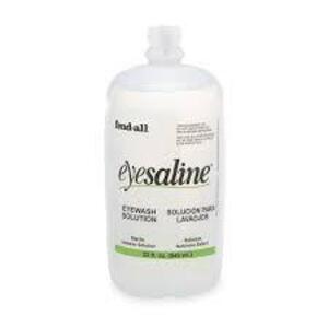 DESCRIPTION: (12) EYESALINE EYEWASH BRAND/MODEL: HONEYWELL #3ARE1 SIZE: 32 OZ RETAIL$: 14.32 EA QTY: 12