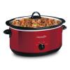 CROCK POT SCV603-R-NP 6 QUART MANUAL SLOW COOKER WITH TRAVEL STRAP RED