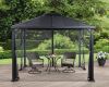 DESCRIPTION: (1) HARD TOP GAZEBO WITH NET BRAND/MODEL: BETTER HOMES AND GARDENS #BH17-092-097-23 SIZE: 10 X 10 RETAIL$: $1649.00 TOTAL QTY: 1