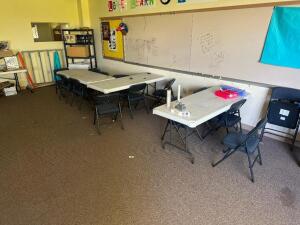 (3) - PC. FOLDING TABLE AND CHAIR SET