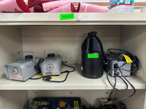 (3) - PORTABLE SMOKE MACHINES