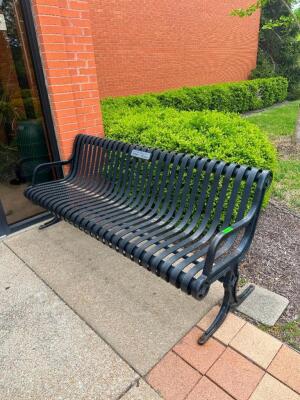 HEAVY DUTY CAST IRON OUTDOOR BENCH