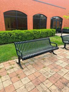 HEAVY DUTY CAST IRON OUTDOOR BENCH