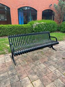 HEAVY DUTY CAST IRON OUTDOOR BENCH