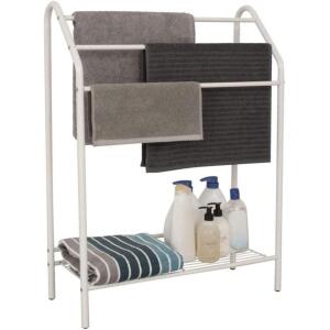 WHITE, 3-BAR TOWEL RACK