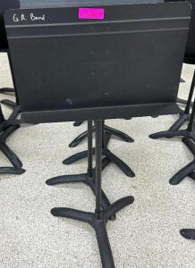 (8) SHEET MUSIC STANDS