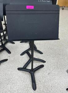 (8) SHEET MUSIC STANDS