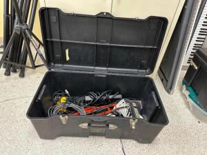 PLASTIC TOTE AND CONTENTS - MISC.