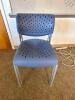 (4) BLUE PLASTIC STACKING CHAIRS