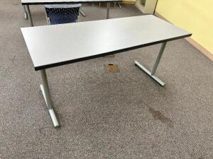 (10) 60" X 24" COMPOSITE WORK STATION TABLES