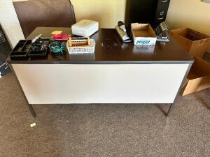 60" METAL OFFICE / TEACHERS DESK