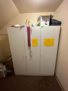 WARDROBE CABINET WITH CONTENTS