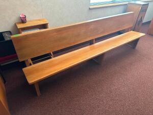 8 FT. CHURCH PEW