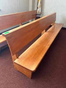 8 FT. CHURCH PEW