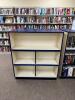 (3) 3-TIER WOODEN BOOKSHELFINFORMATION: BOOKS NOT INCLUDEDLOCATION LIBRARYSIZE: 42" X 24" X 48" - 2