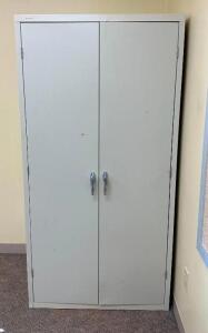 2-DOOR METAL STORAGE CABINETLOCATION ROOM 105SIZE: 36" X 24" X 22"